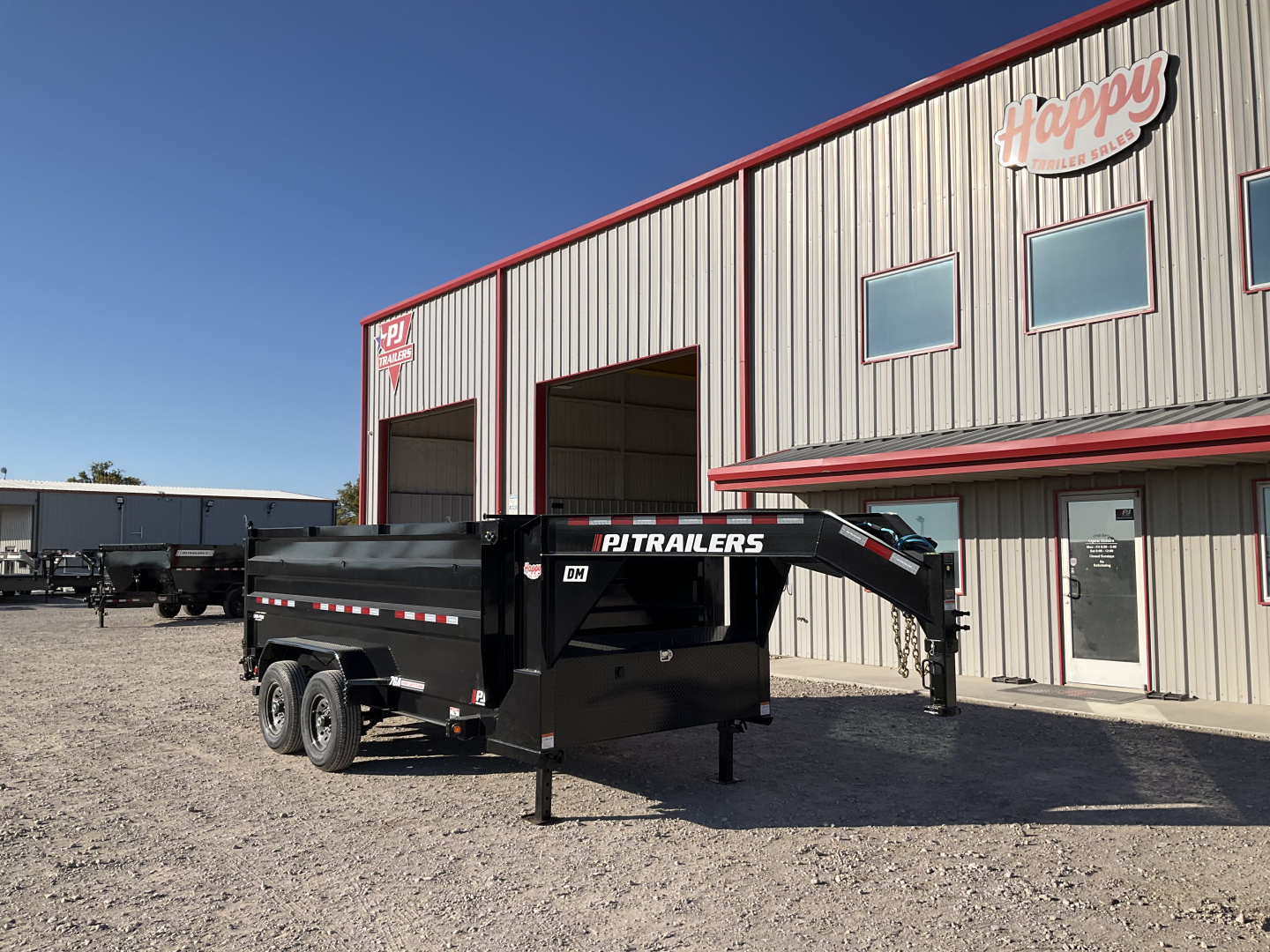 New 2026 PJ 83"x14' GN Tandem Axle Low Pro High Side Dump w/ 48" Sides – DM