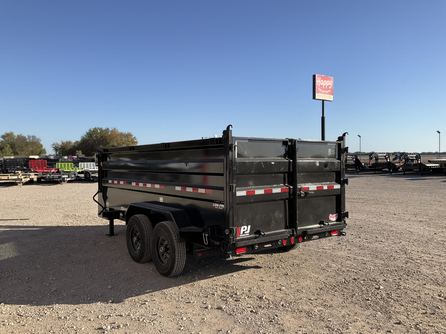 New 2026 PJ 83"x14' GN Tandem Axle Low Pro High Side Dump w/ 48" Sides – DM