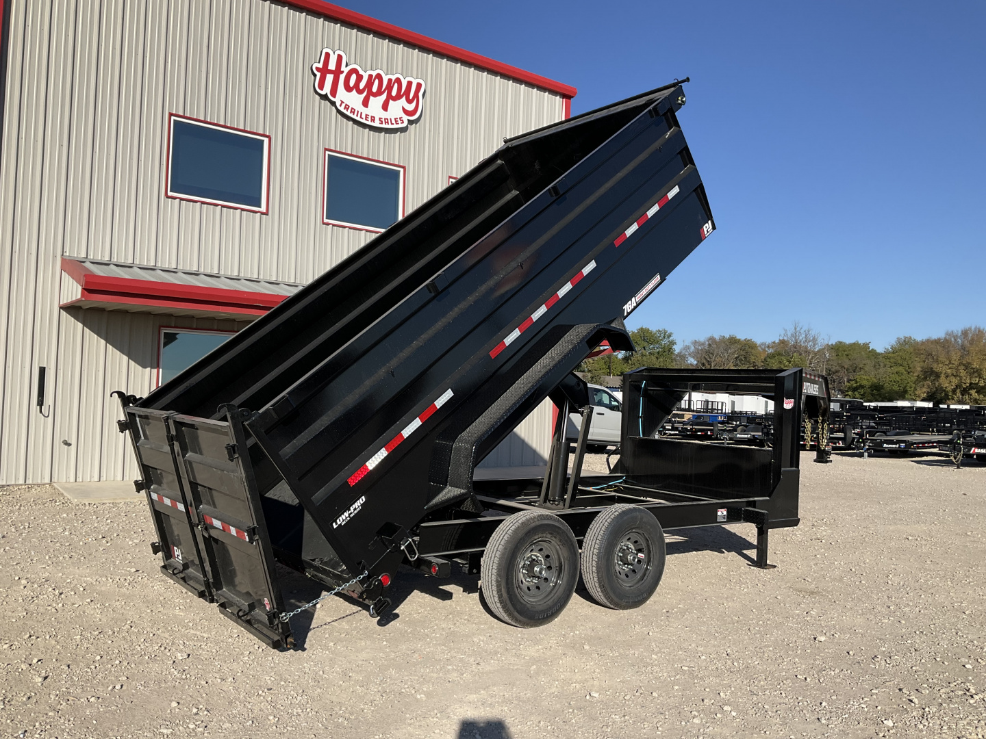 New 2026 PJ 83"x14' GN Tandem Axle Low Pro High Side Dump w/ 48" Sides – DM