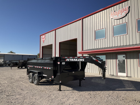 New 2026 PJ 83"x14' GN Tandem Axle Low Pro High Side Dump w/ 48" Sides – DM