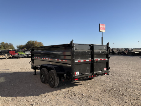 New 2026 PJ 83"x14' GN Tandem Axle Low Pro High Side Dump w/ 48" Sides – DM