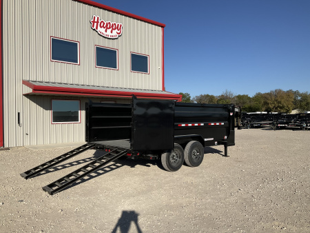 New 2026 PJ 83"x14' GN Tandem Axle Low Pro High Side Dump w/ 48" Sides – DM