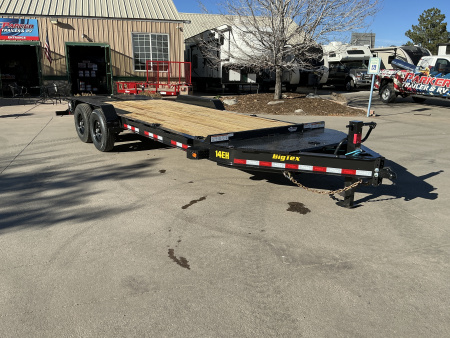 New 2026 Big Tex Trailers 14EH-20D3A-MRBK Flatbed Trailer