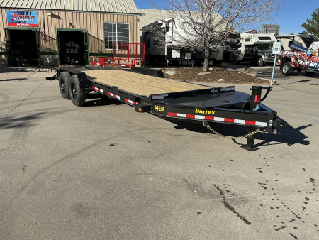 New 2026 Big Tex Trailers 14EH-20D3A-MRBK Flatbed Trailer