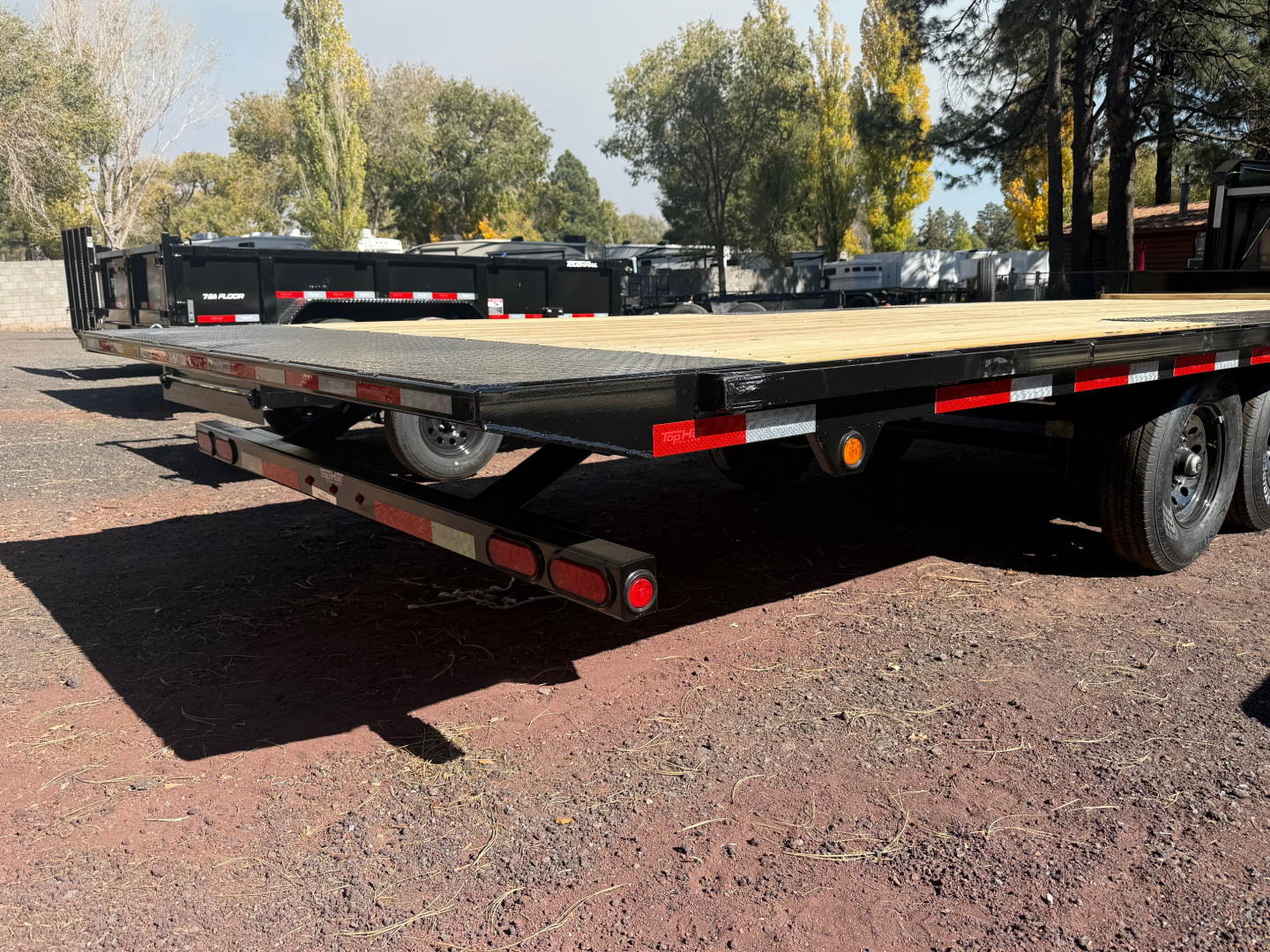 New 2026 Top Hat Trailers 24X102" Gooseneck TD14 Tilt Trailer