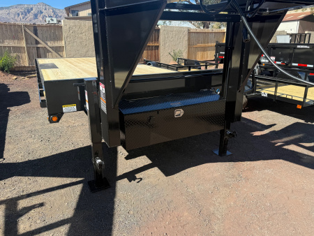 New 2026 Top Hat Trailers 24X102" Gooseneck TD14 Tilt Trailer