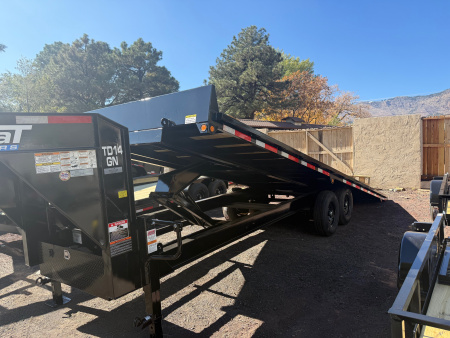 New 2026 Top Hat Trailers 24X102" Gooseneck TD14 Tilt Trailer
