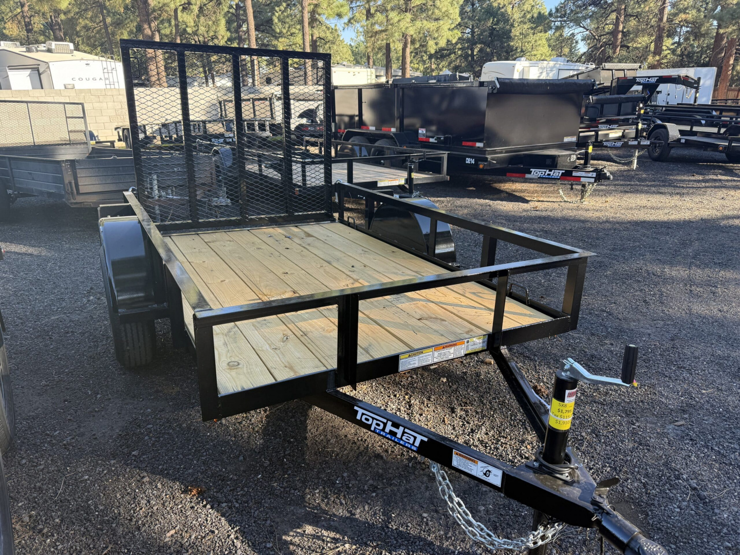 New 2026 Top Hat Trailers 5X8 Durby Jr Express Utility Trailer