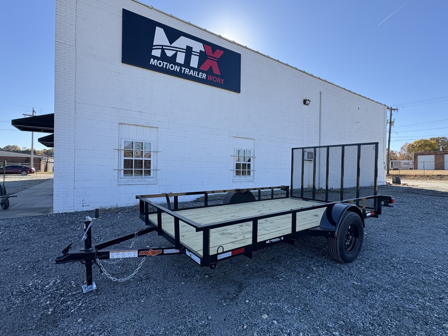 New 2026 Down 2 Earth Trailers 6x12 w/ Gate Utility Trailer *Take an additional $100 off*
