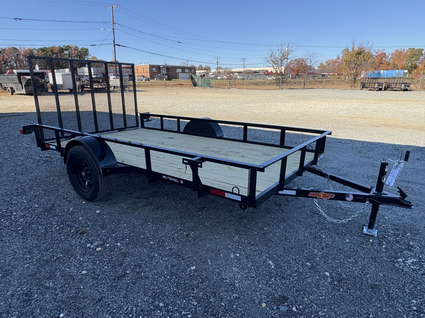 New 2026 Down 2 Earth Trailers 6x12 w/ Gate Utility Trailer *Take an additional $100 off*