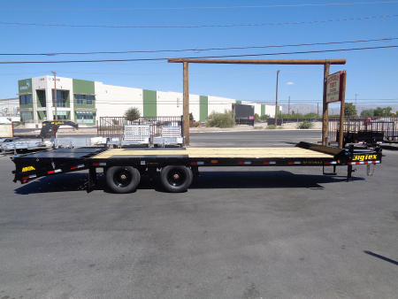New 2026 Big Tex Trailers * 25PH-20+5MR * 25ft Heavy Duty Tandem Dual Wheel Pintle Flatbed Trailer w/ Mega Ramps