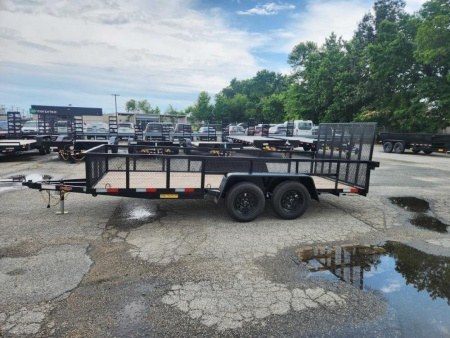 New 2026 Down 2 Earth Trailers 6x16 w/ Gate Utility Trailer *Take an additional $200 off*