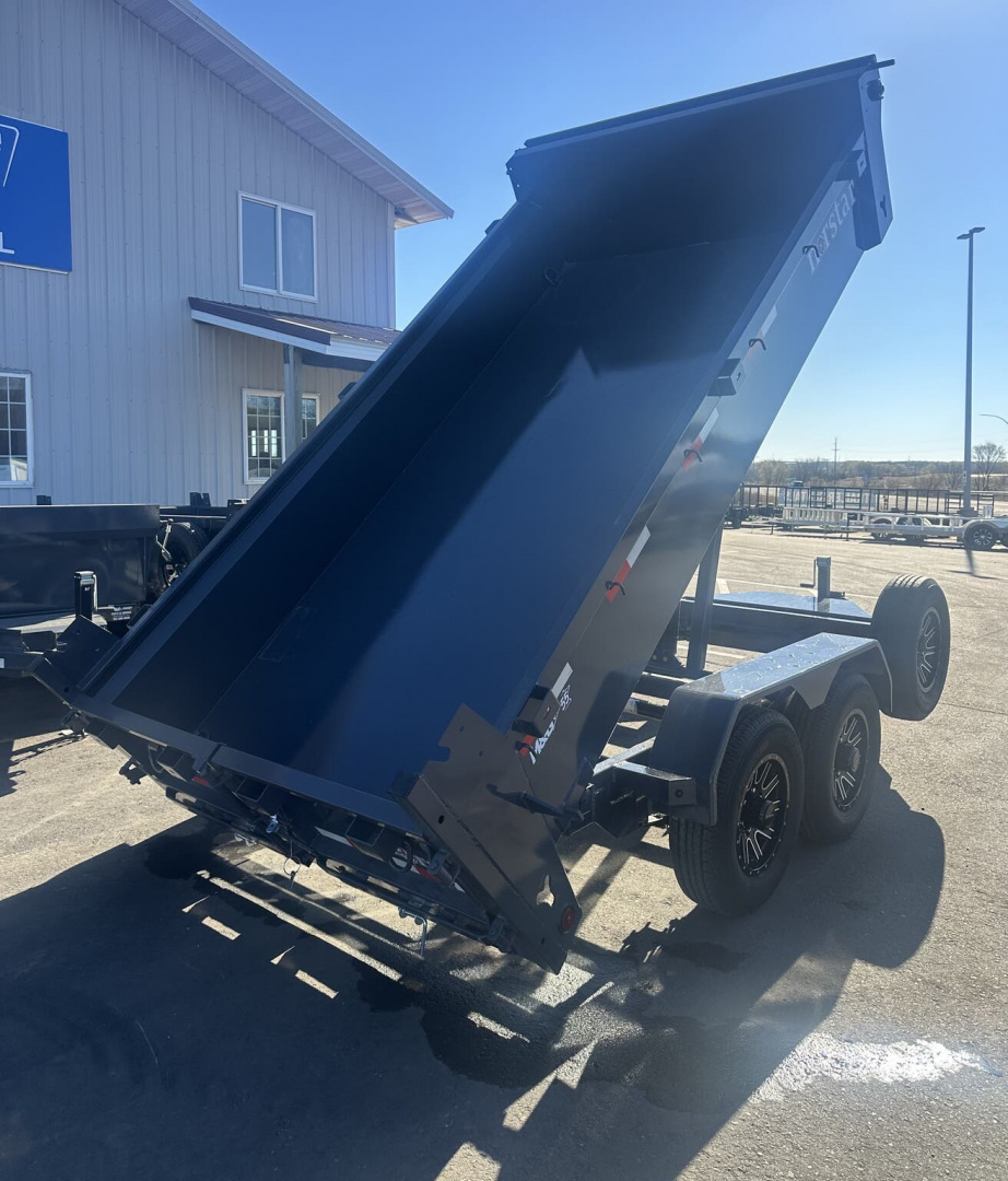 New DCB 72X12 10K DUMP TRAILER - GRAY