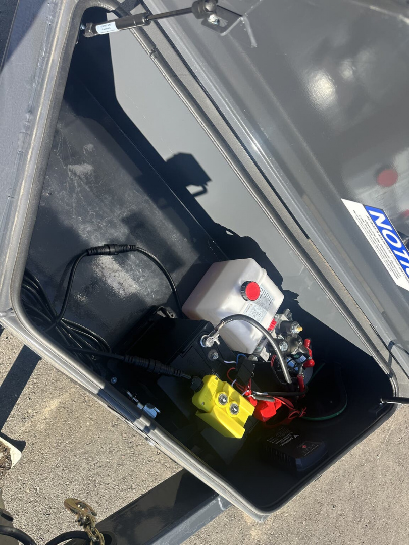 New DCB 72X12 10K DUMP TRAILER - GRAY