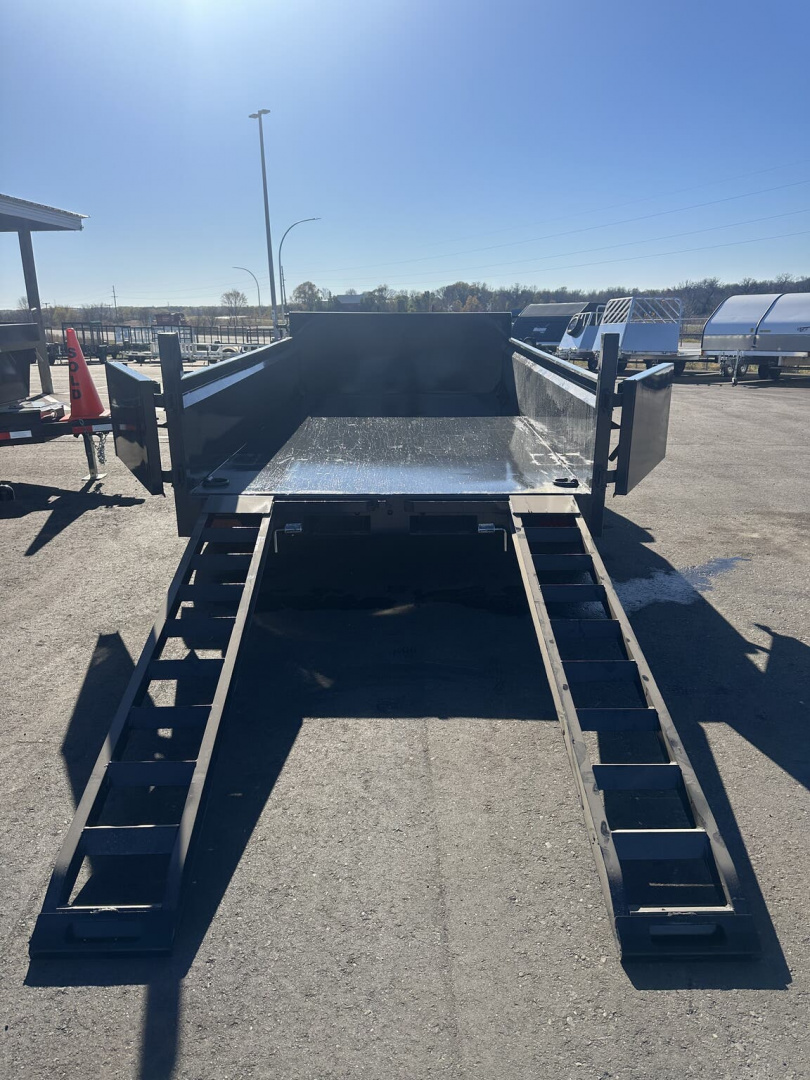 New DCB 72X12 10K DUMP TRAILER - GRAY