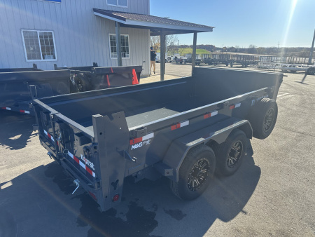 New DCB 72X12 10K DUMP TRAILER - GRAY