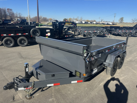New DCB 72X12 10K DUMP TRAILER - GRAY