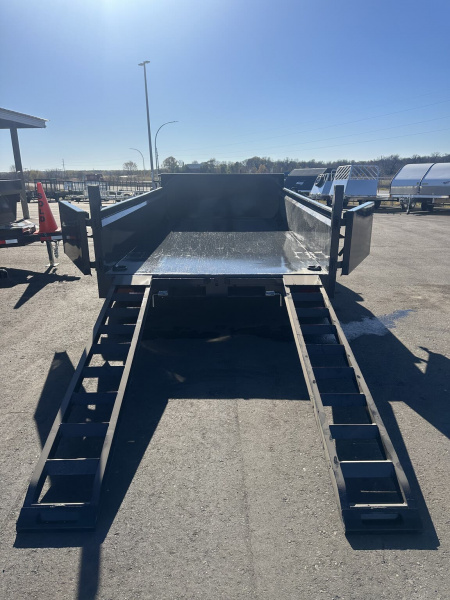 New DCB 72X12 10K DUMP TRAILER - GRAY