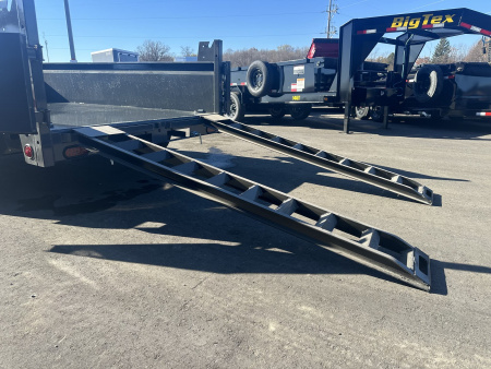 New DCB 72X12 10K DUMP TRAILER - GRAY