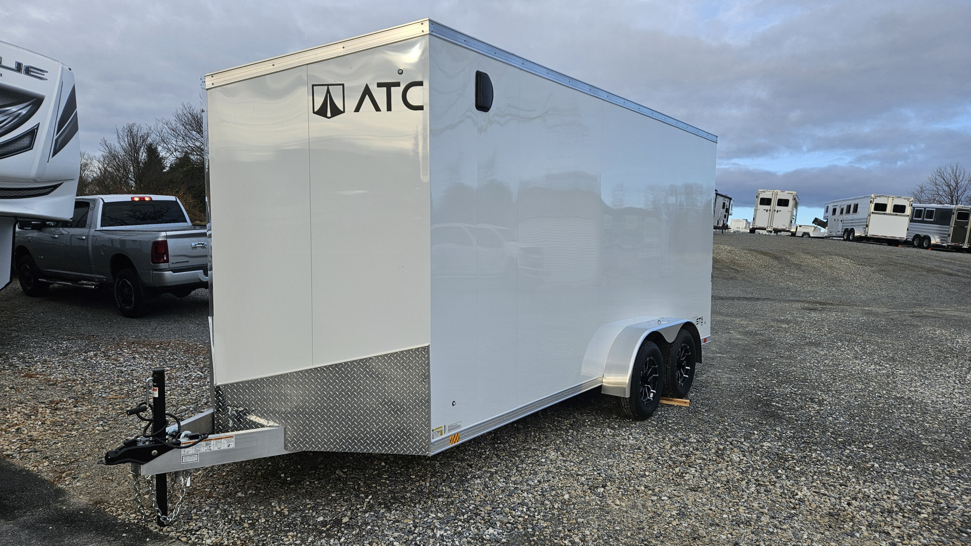 New 2026 ATC STO400 7X16TA Cargo / Enclosed Trailer