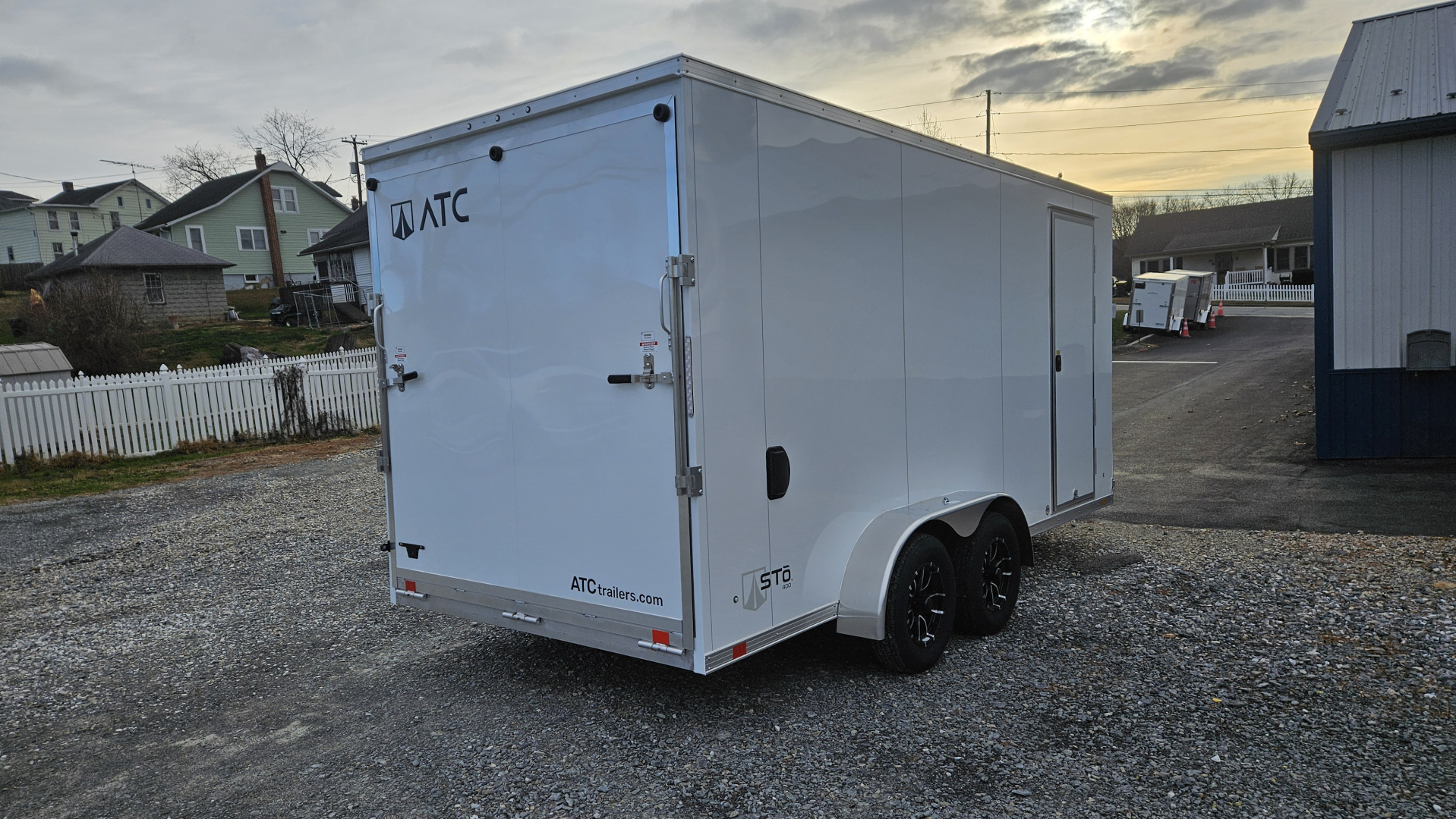 New 2026 ATC STO400 7X16TA Cargo / Enclosed Trailer