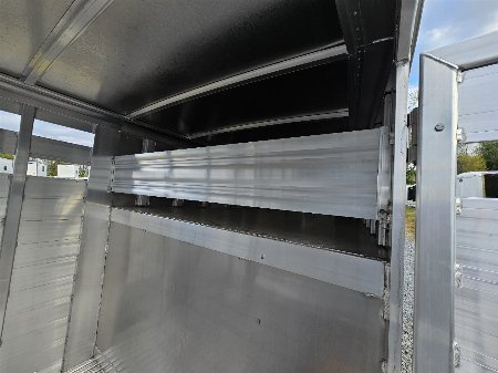 New 2026 Featherlite Trailers 8117 GOOSENECK 6'7"X16'TA Stock / Stock Combo Trailer