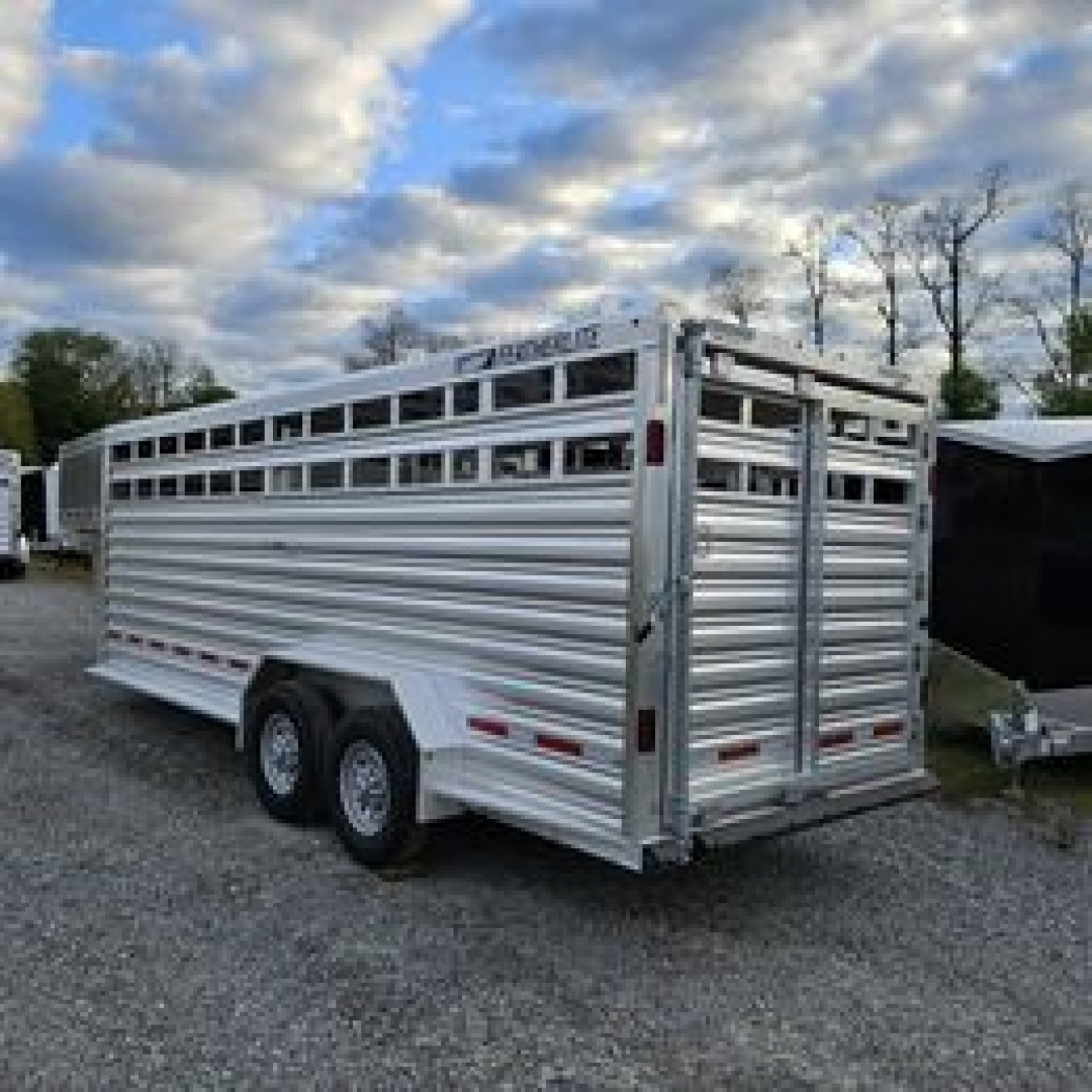 New 2026 Featherlite Trailers GOOSENECK 8127 7X20TA Stock / Stock Combo Trailer
