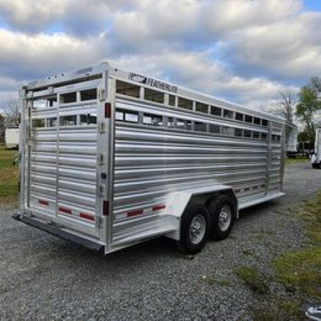 New 2026 Featherlite Trailers GOOSENECK 8127 7X20TA Stock / Stock Combo Trailer