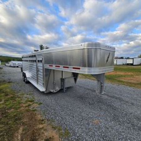 New 2026 Featherlite Trailers GOOSENECK 8127 7X20TA Stock / Stock Combo Trailer