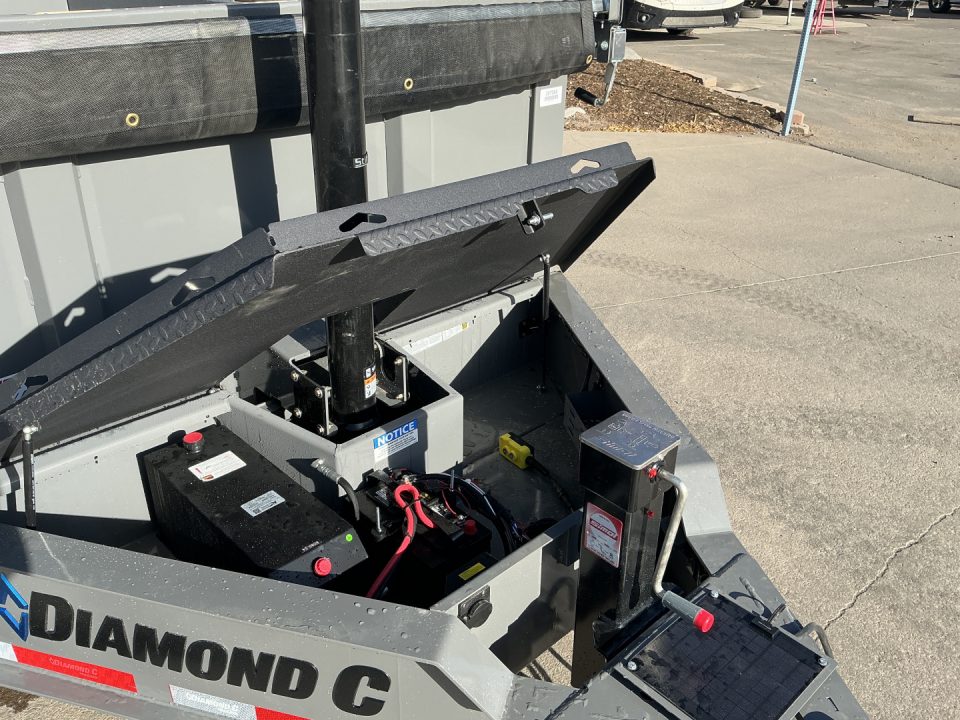 New 2026 Diamond C LPT207 7x14 Dump Trailer