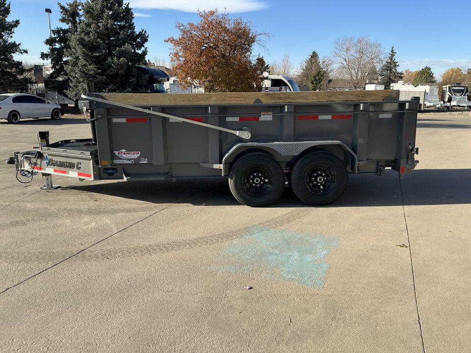 New 2026 Diamond C LPT207 7x14 Dump Trailer