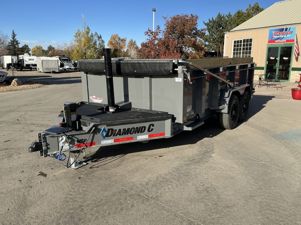 New 2026 Diamond C LPT207 7x14 Dump Trailer