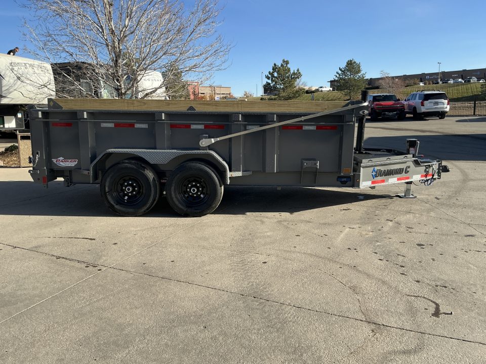 New 2026 Diamond C LPT207 7x14 Dump Trailer