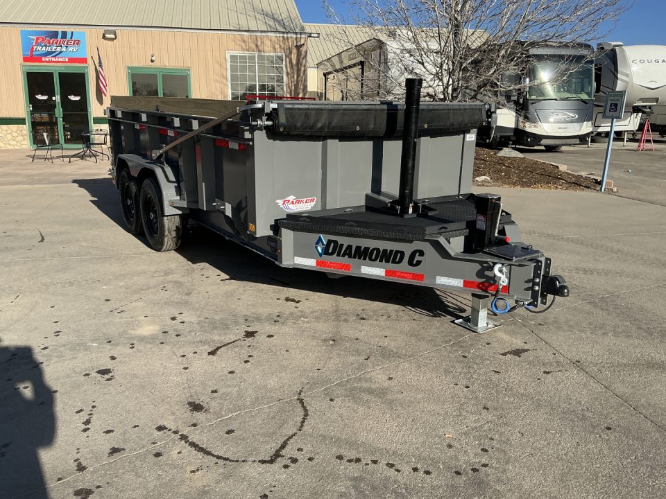 New 2026 Diamond C LPT207 7x14 Dump Trailer