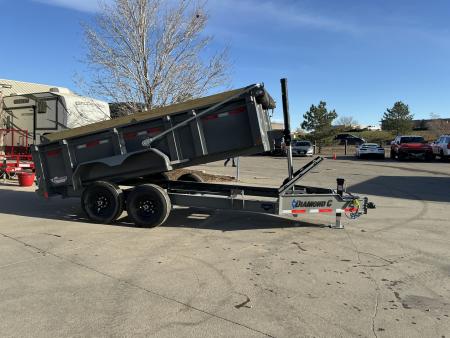 New 2026 Diamond C LPT207 7x14 Dump Trailer