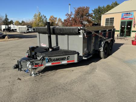 New 2026 Diamond C LPT207 7x14 Dump Trailer