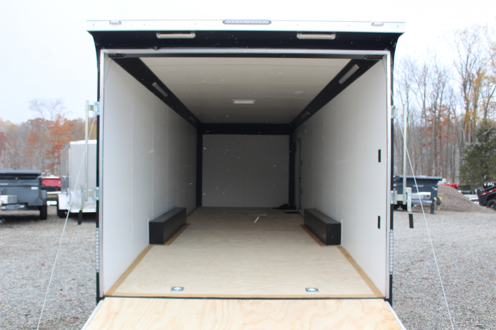 New 2025 United LIM 8.5' x 28' - Enclosed Car Hauler - 9990# GVW - RAMP DOOR - Beavertail