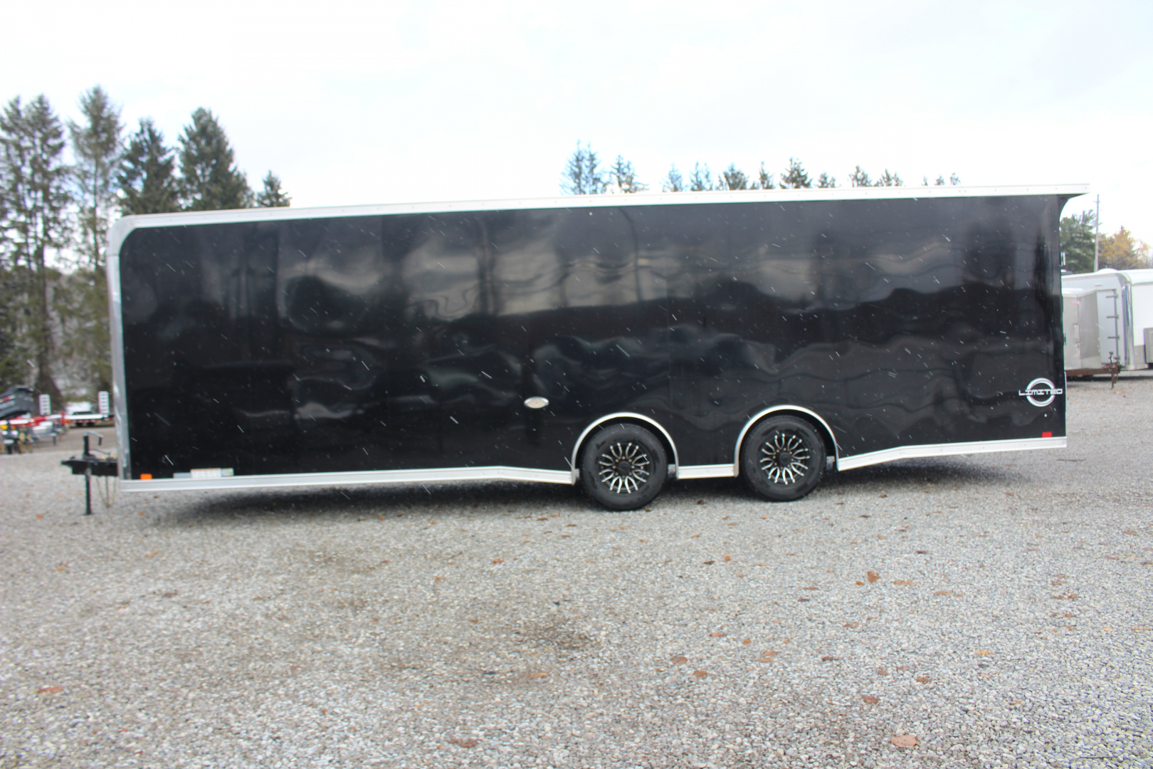 New 2025 United LIM 8.5' x 28' - Enclosed Car Hauler - 9990# GVW - RAMP DOOR - Beavertail