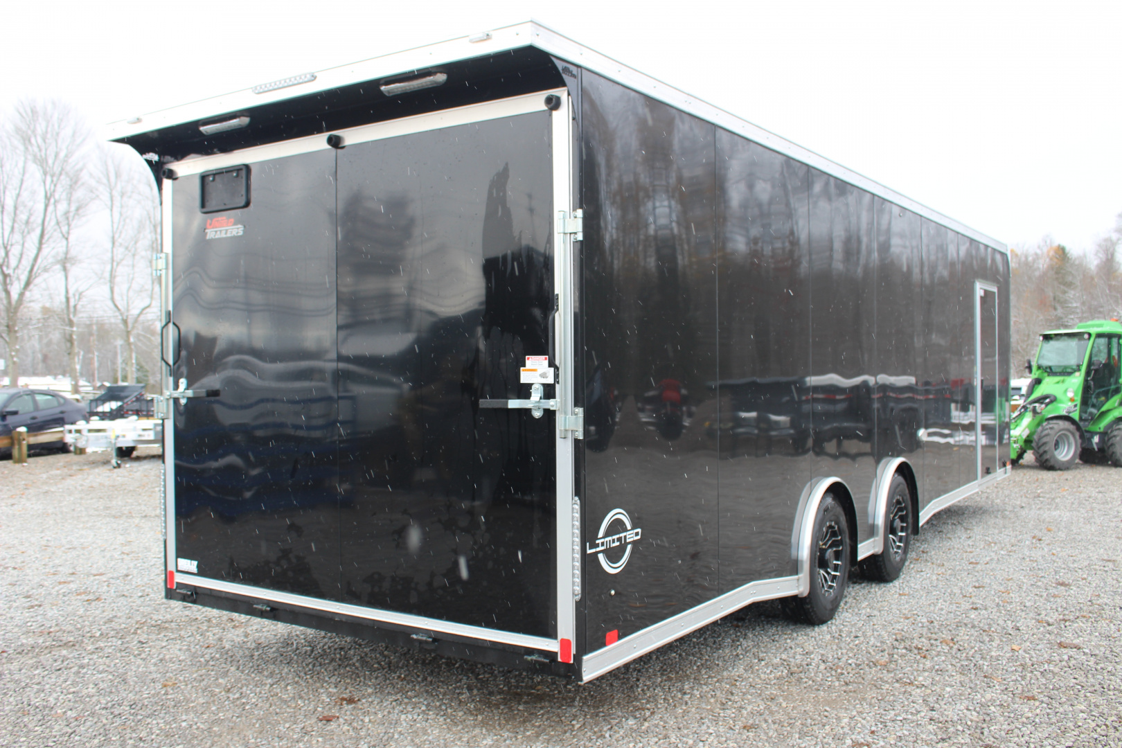 New 2025 United LIM 8.5' x 28' - Enclosed Car Hauler - 9990# GVW - RAMP DOOR - Beavertail