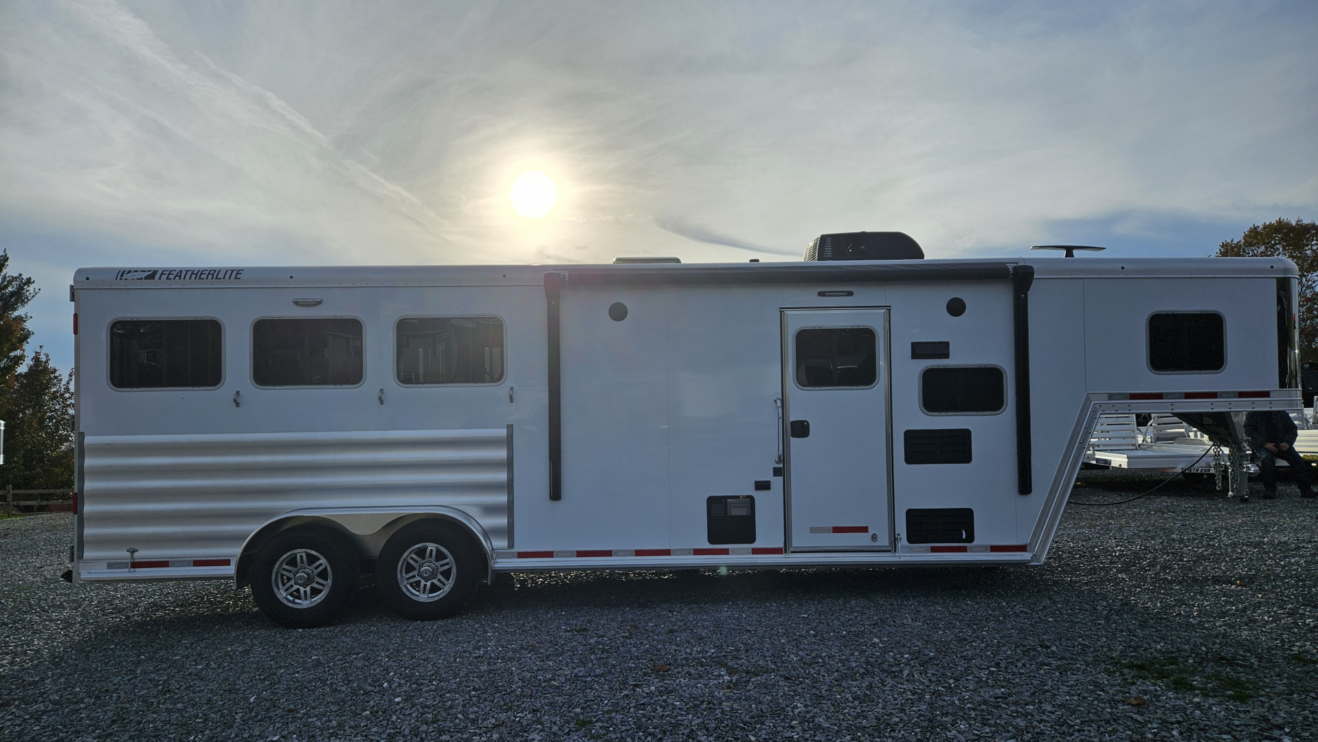 New 2026 Featherlite Trailers GOOSENECK 7'X24'TA Horse Trailer