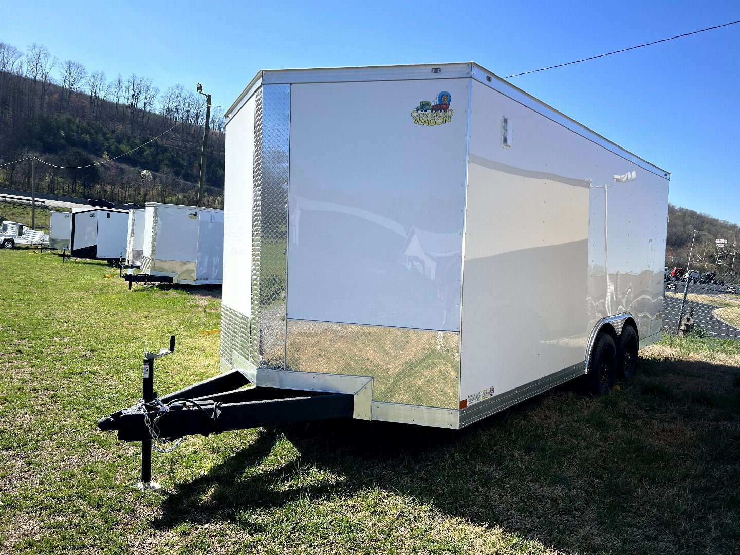 New 2025 Covered Wagon Trailers COVERED 8X5X18 TA3 7' POLY Cargo / Enclosed Trailer