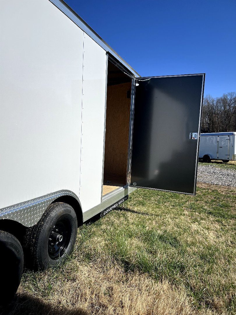 New 2025 Covered Wagon Trailers COVERED 8X5X18 TA3 7' POLY Cargo / Enclosed Trailer