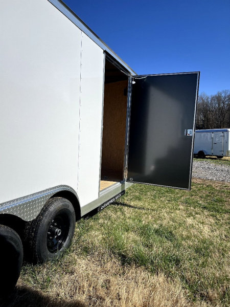 New 2025 Covered Wagon Trailers COVERED 8X5X18 TA3 7' POLY Cargo / Enclosed Trailer