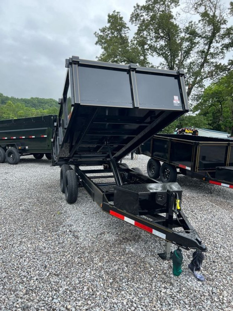 New 2026 P & T Trailers 7K 6X12 DUMP SREAD GATE Dump Trailer