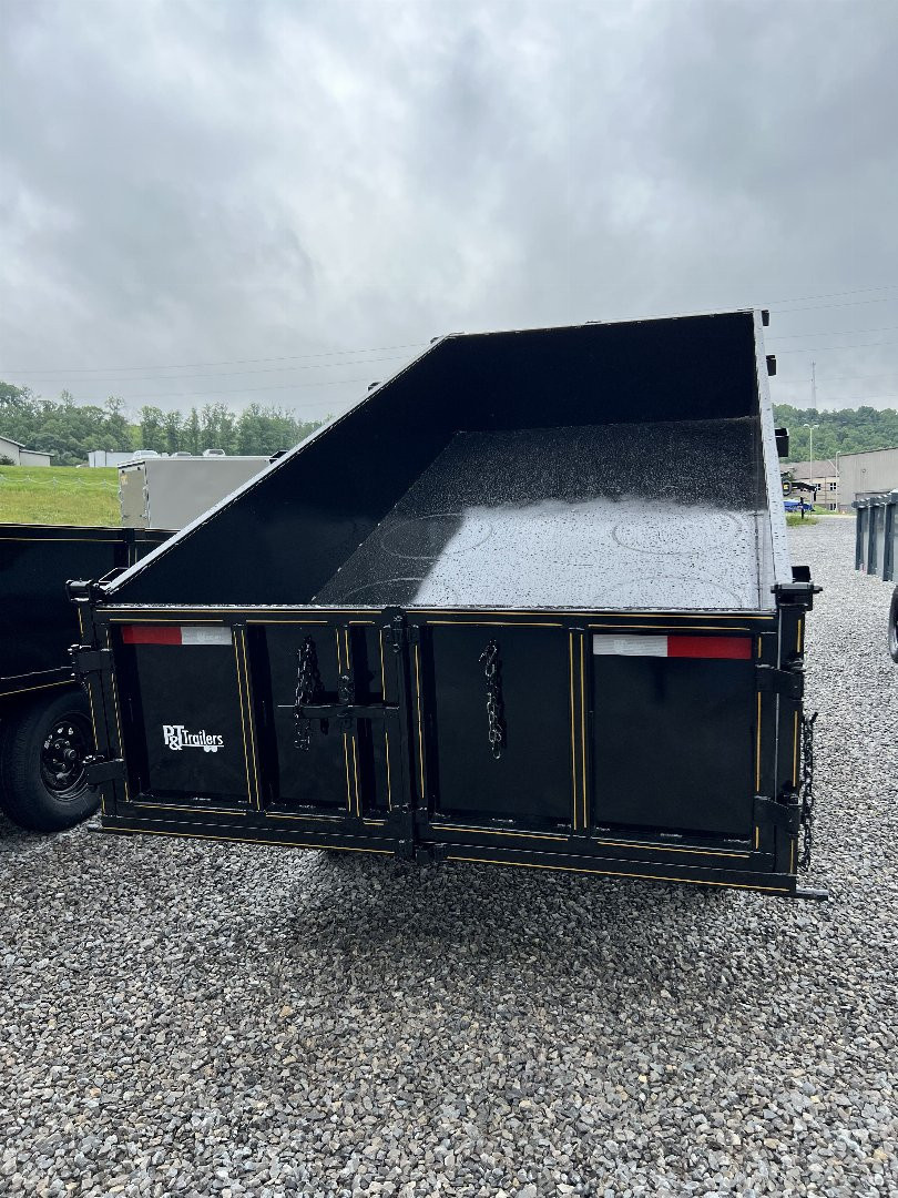 New 2026 P & T Trailers 7K 6X12 DUMP SREAD GATE Dump Trailer
