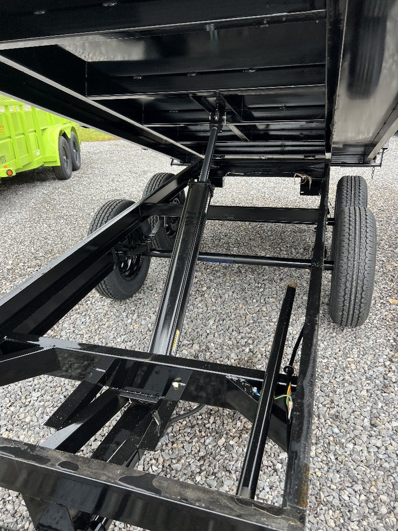 New 2026 P & T Trailers 7K 6X12 DUMP SREAD GATE Dump Trailer