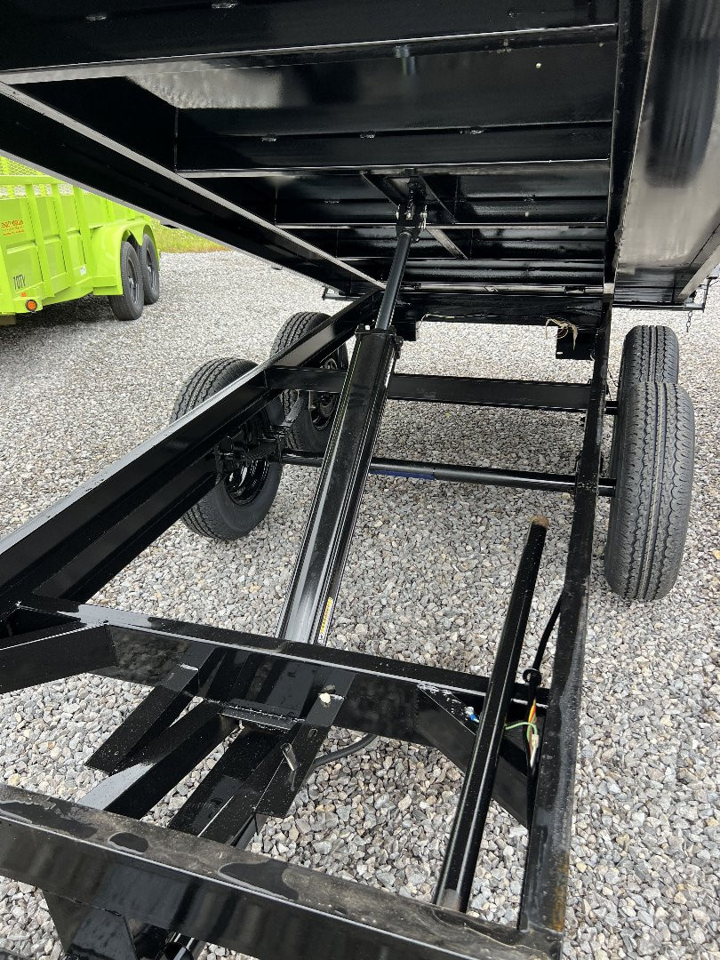 New 2026 P & T Trailers 7K 6X12 DUMP SREAD GATE Dump Trailer