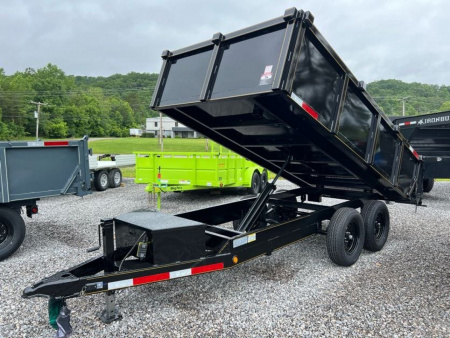 New 2026 P & T Trailers 7K 6X12 DUMP SREAD GATE Dump Trailer