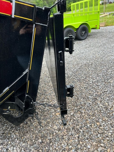 New 2026 P & T Trailers 7K 6X12 DUMP SREAD GATE Dump Trailer