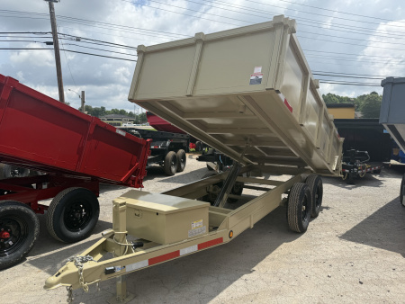 New 2026 P & T Trailers 7K 6X12 DUMP SREAD GATE Dump Trailer